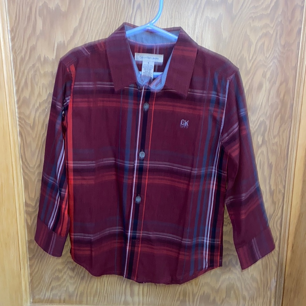 Little Boys Calvin Klein button down shirt